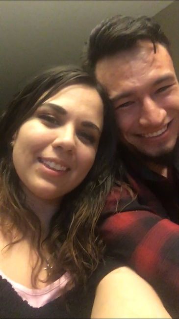 Post your first selfie as a couple! - 1