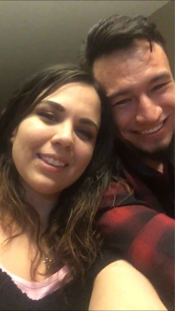 Post your first selfie as a couple! - 1