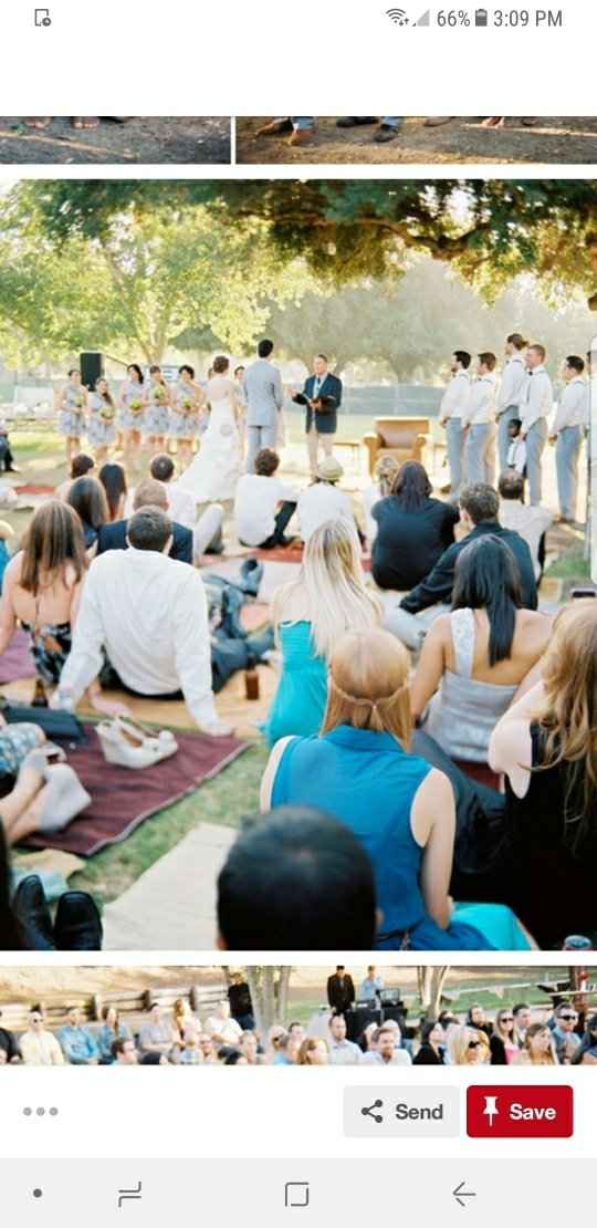 Ceremony seating- blankets? - 1