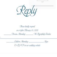 Draft RSVP card
