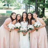 Blush Bridesmaids Dresses