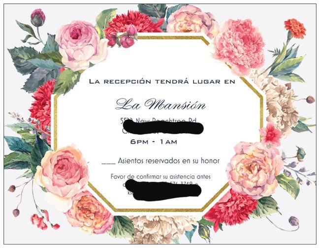 Vistaprint Spanish Invitations 2