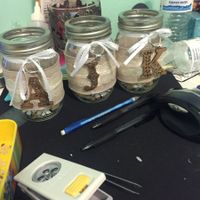 Popping the question for maid of honor and bridesmaids