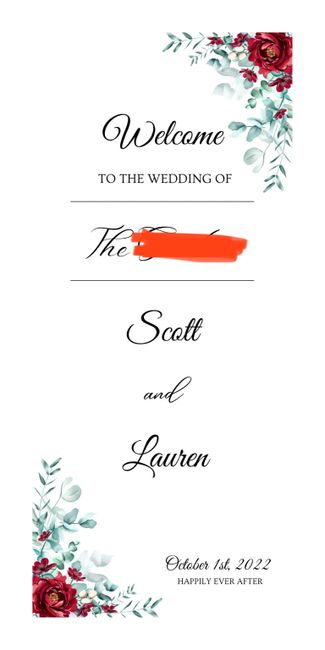 Welcome sign opinions 2