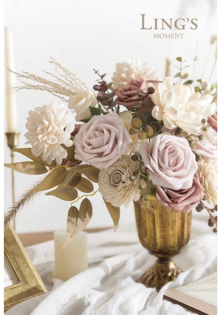 Where can I shop affordable silk/ artificial flowers? 1