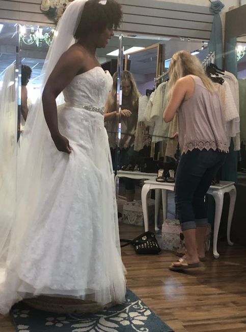 Bought my dress and veil ☺ - 1