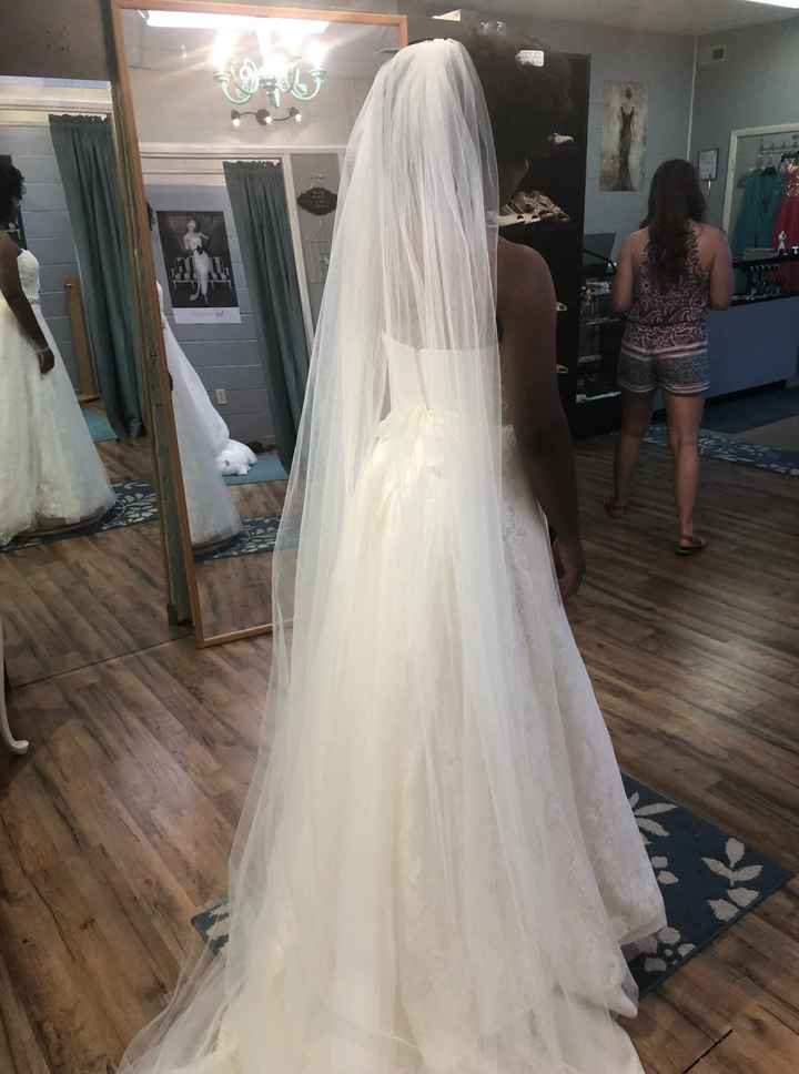 Bought my dress and veil ☺ - 1
