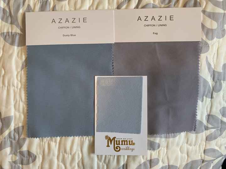 Which color combo for bridesmaid dresses? - 1