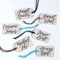 leather tags