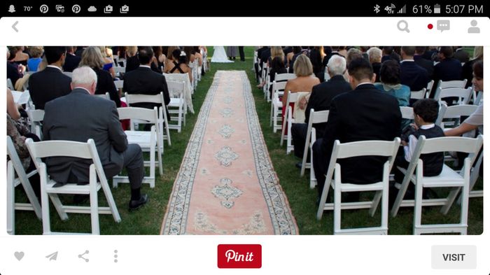 Aisle carpet runner?