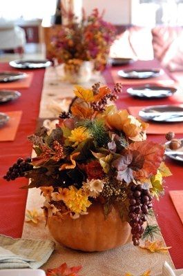 Fall Theme, DIY Baskets with flowers for centerpieces! NEED PICS/IDEAS