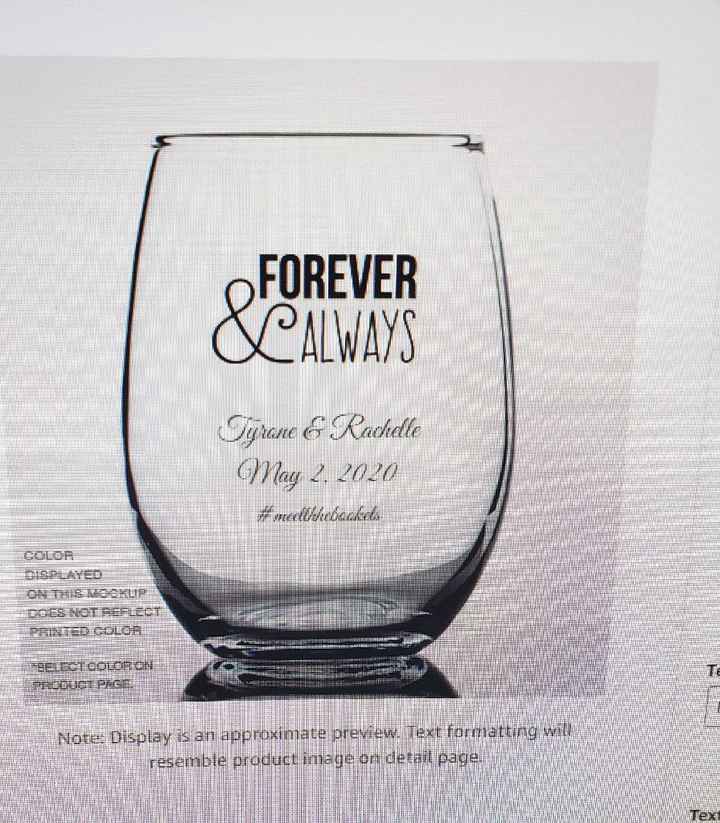 What are you giving as wedding favors? - 1