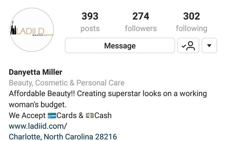 Searching for MUA in Charlotte - 1