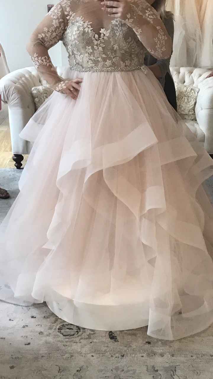 Dress regret? Hayley Paige PLUS sized.