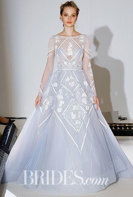 Colored wedding dress, anyone?