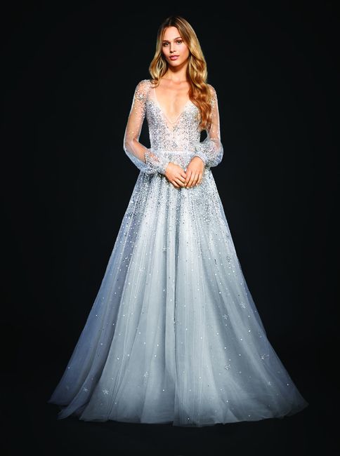Colored wedding dress, anyone?
