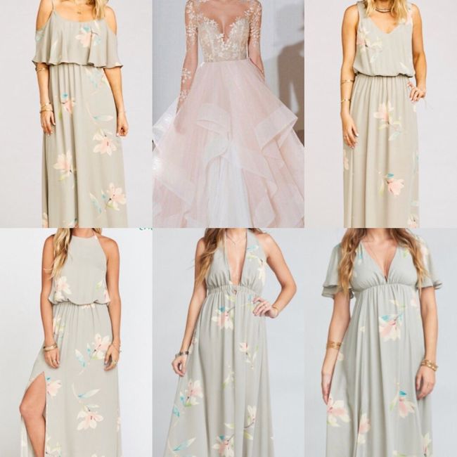 BM gowns with My gown 