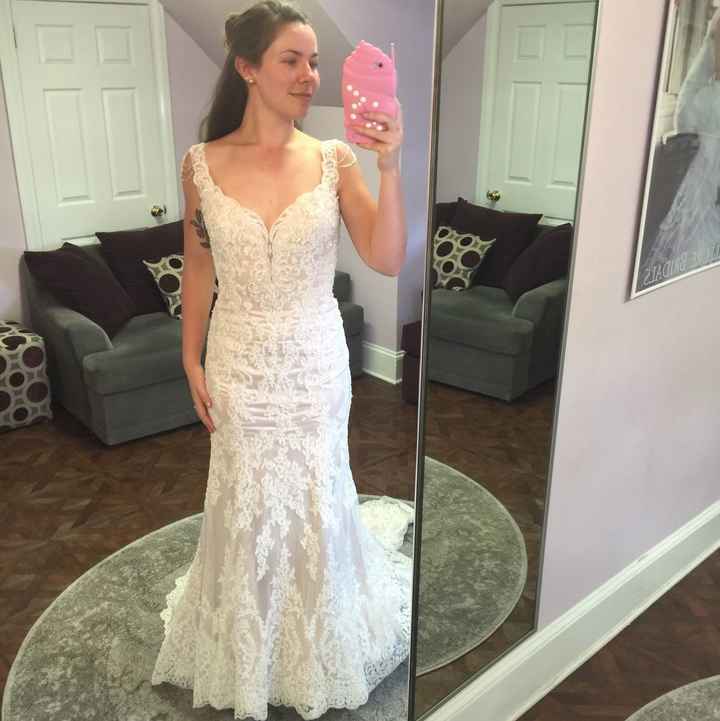 Let's see your lace wedding dresses!
