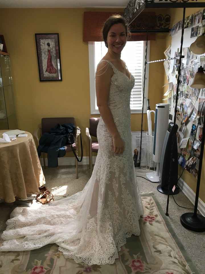 Just had my final fitting!