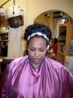 Wedding Dress & Hair