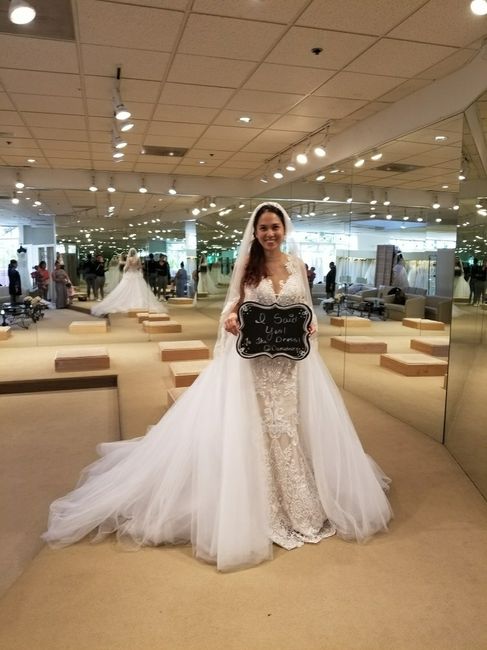I said YES to the dress!!