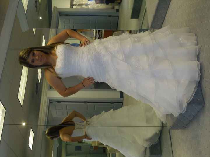 Weird OBSESSION: I love seeing brides in their ACTUAL dresses :)