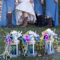 Bridesmaid lantern bouquet