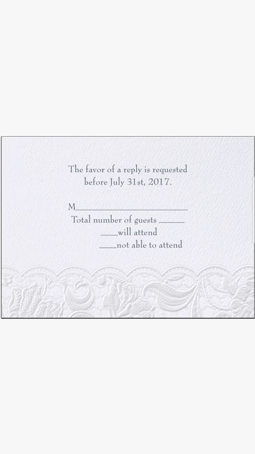 RSVP cards