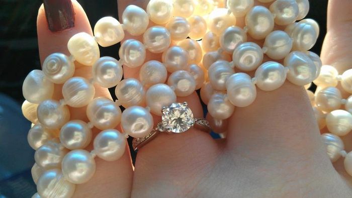 We haven't seen any BLING in a while!  Show off your rings!