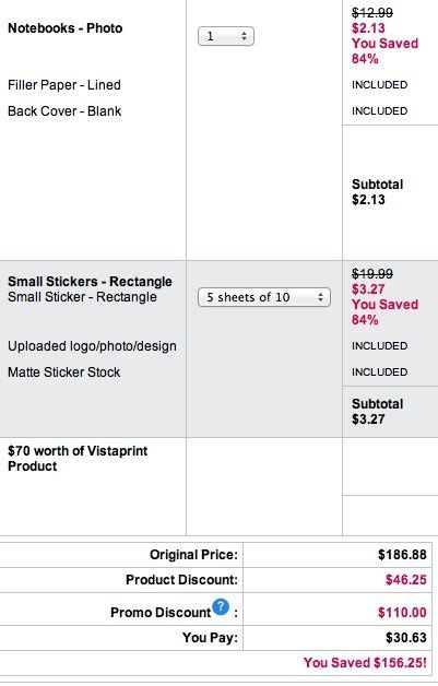 NEED HELP WITH VISTA PRINT SHIPPING