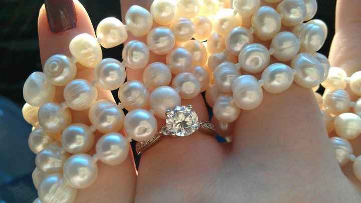 We haven't seen any BLING in a while!  Show off your rings!