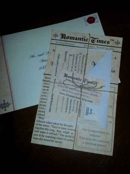Invitations are done! *Pic