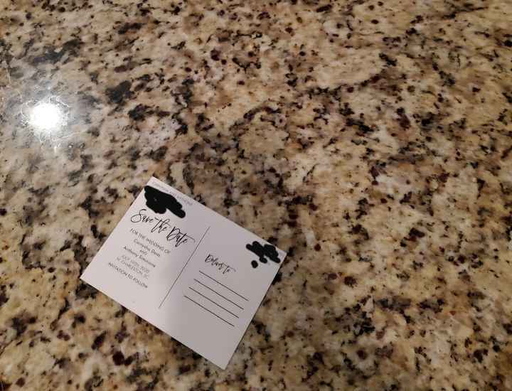 Our save the dates are in!! - 2