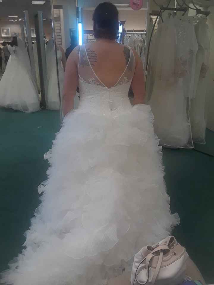 Brides with back tattoo - 1
