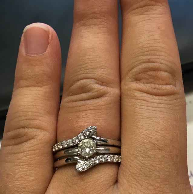 Sterling silver vs gold ring - 1