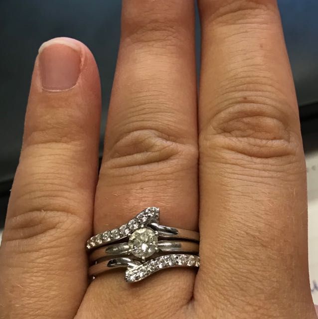 Sterling silver vs gold ring 2