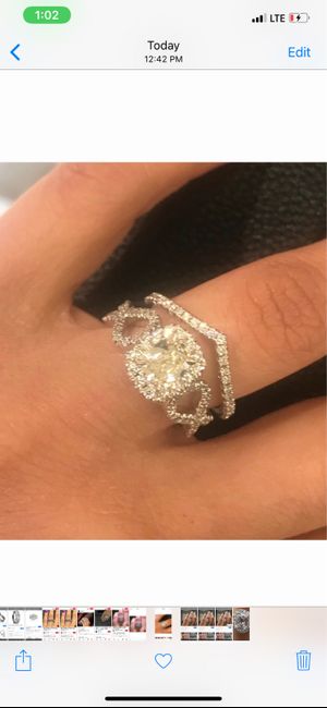 Is it ok to ask you for how many  ct’s is your engagement ring? And for the price and brand? 1