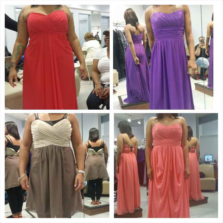 Different Bridesmaids Dresses