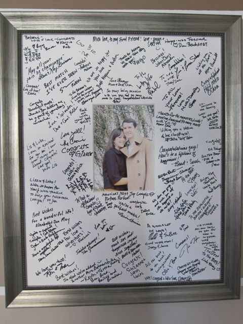 Unique Guest Book!  I'm in LOOOOVE with this!  What are you doing?