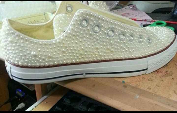 Anyone not wearing  traditional wedding shoes?