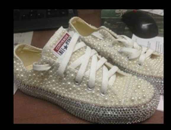 Anyone not wearing  traditional wedding shoes?