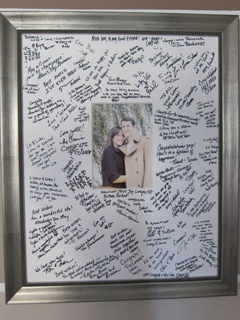 Unique Guest Book!  I'm in LOOOOVE with this!  What are you doing?