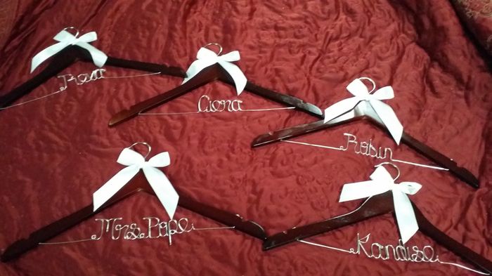Wedding hangers arrived!! (pic)