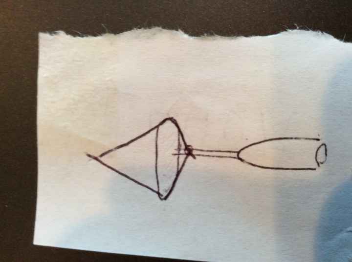 Champagne glass chandelier