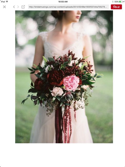Bouquet colors advice