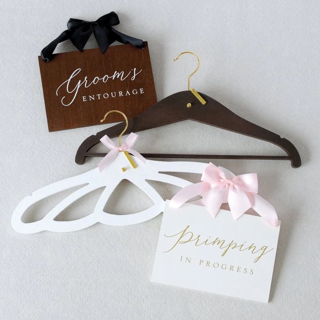 Alternative for Personalized Wedding Dress Hanger 1