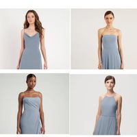 Coordinating Bridesmaid Dresses and Ties - 2