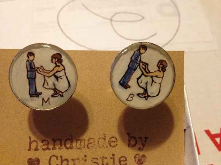 Cufflinks for my young son.