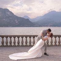 Heavy gown, long train for wedding dress. should i  get a reception dress? - 1