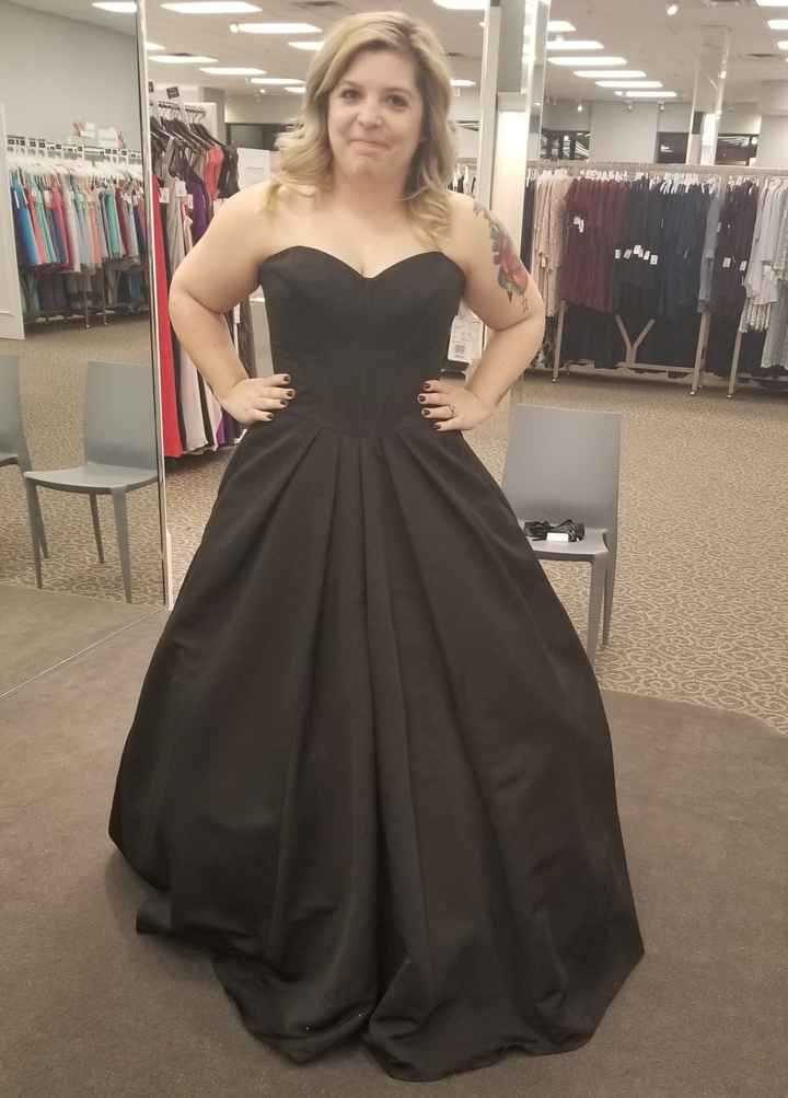 Black Wedding Dress - 1